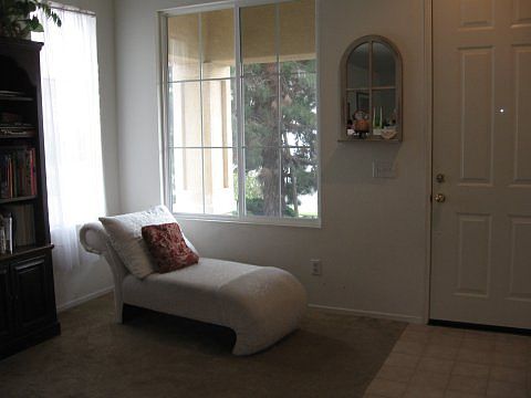 Front door to outside porch