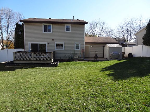 Back of house and yard