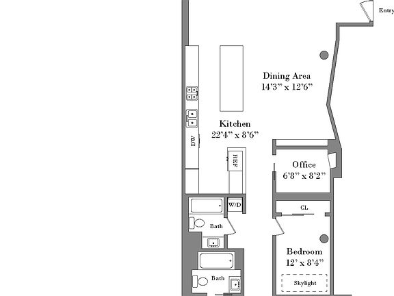 2nd image of 487 Greenwich St Suite 6A