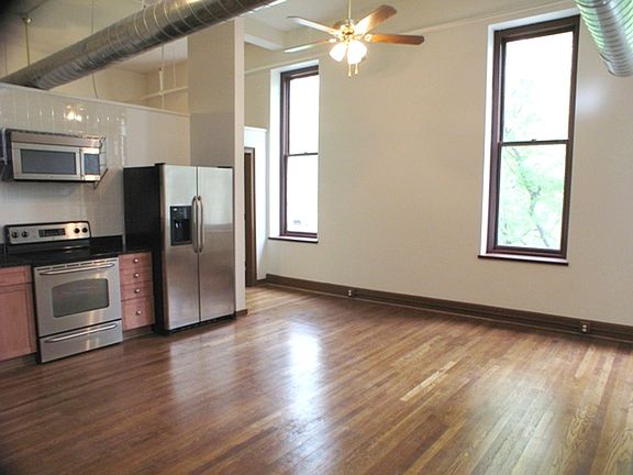 Open Kitchen with windows