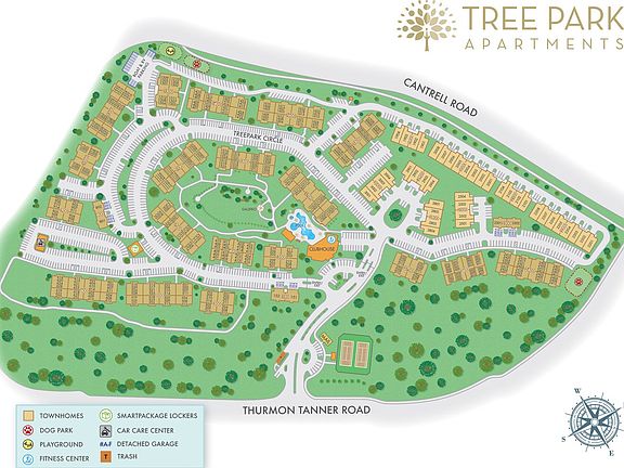 Tree Park community map
