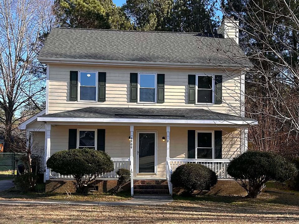 Front of house with porch
