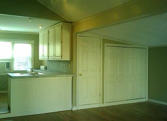 View into living room from front door