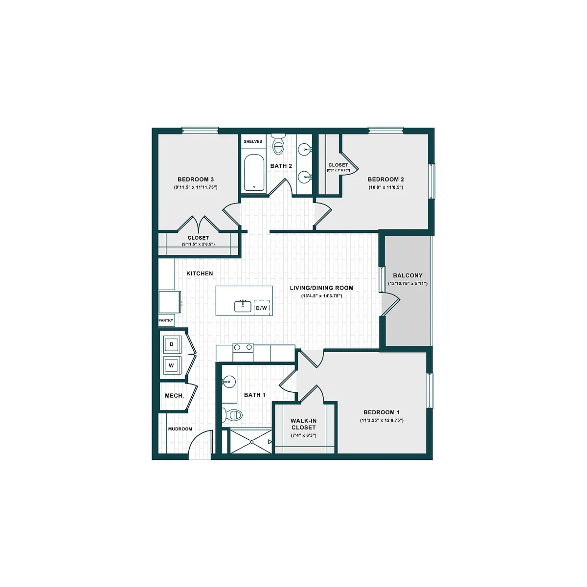 Floor plan C1