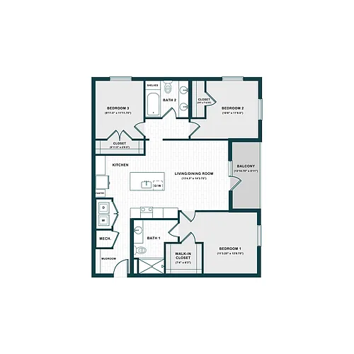 Floor plan C1