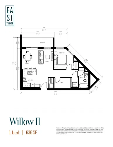 Floor plan Willow II