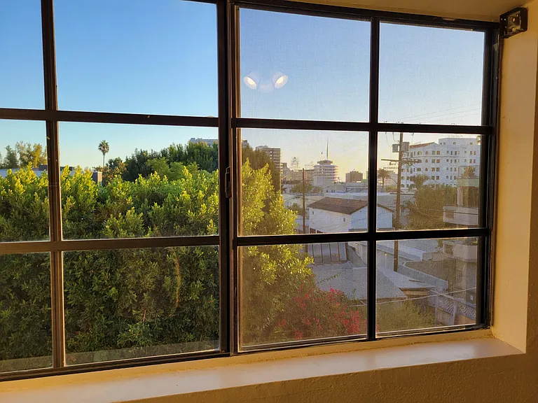 Bedroom #2 window view of Hollywood Skyline