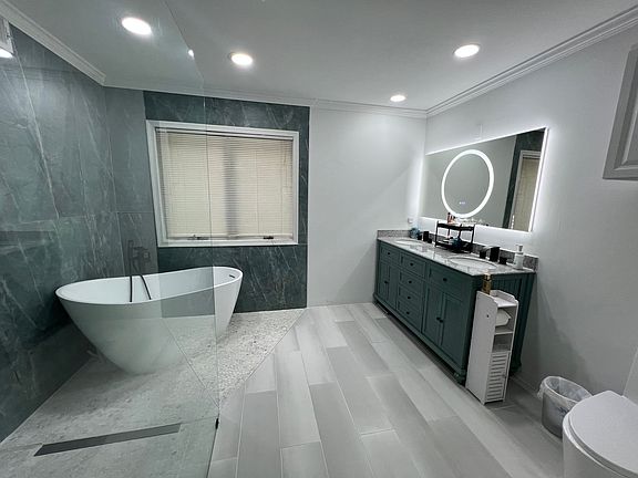 Stunning master bath on main level