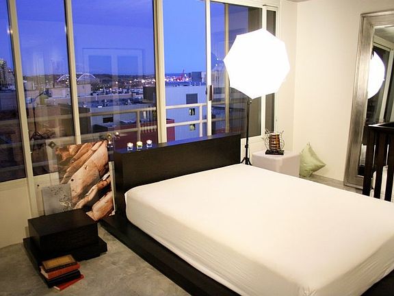 Bedroom and view