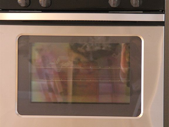 Brand new stainless steel appliances.