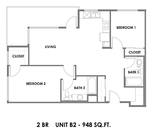 Floor plan B2