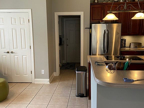kitchen leading to garage