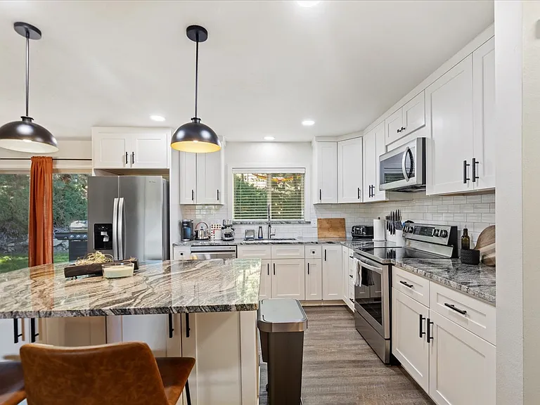 Open concept kitchen
