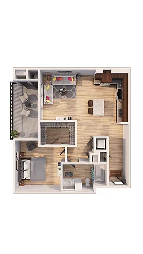 Floor plan Allamanda (Affordable 140)