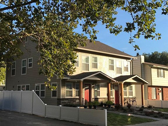Townhouse and front fence