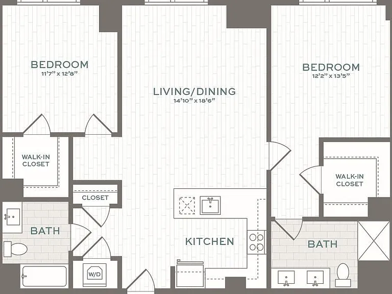 2.7 floor plan Lantera at Boston Landing