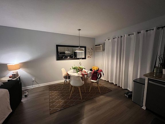 Spacious dining space.