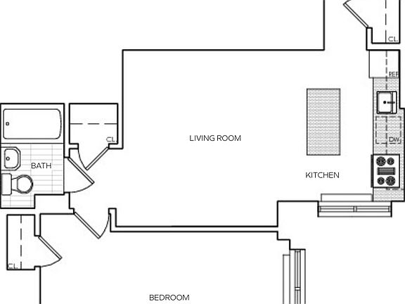 2nd image of 210 W 70th St APT 1110