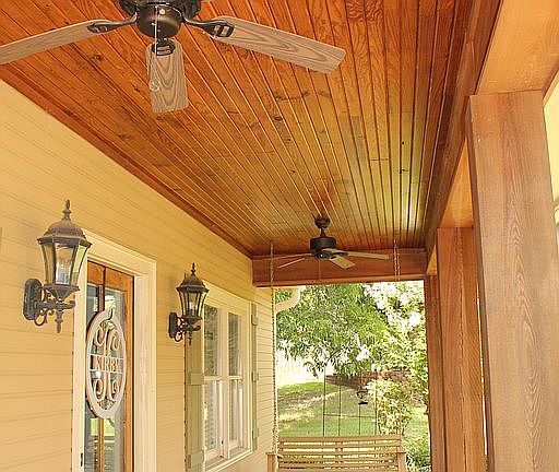 Front Porch with Swing 
