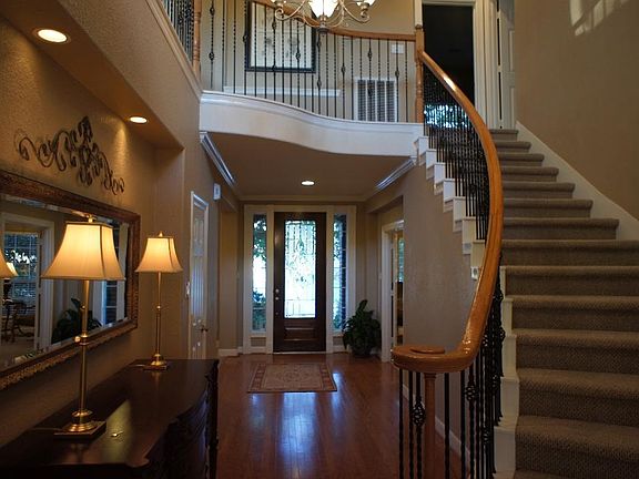 Dramatic Two Story Foyer