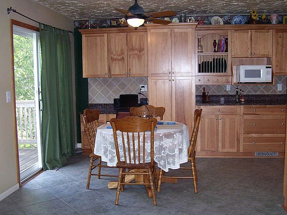Dining room with patio door to back yard!