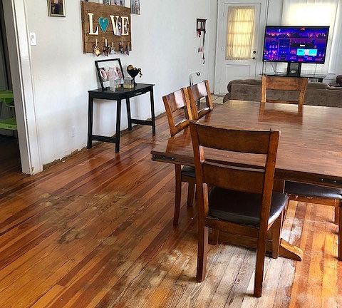 Open dining living room