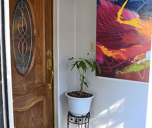 Entrance to the house