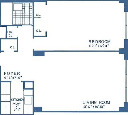 2nd image of 345 W 58th St APT 6W