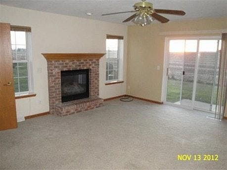 Gas Fireplace - living room