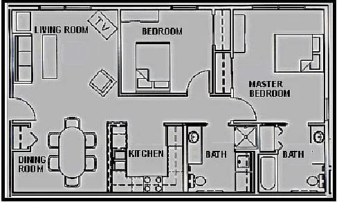 Floor plan Newly Renovated Unit