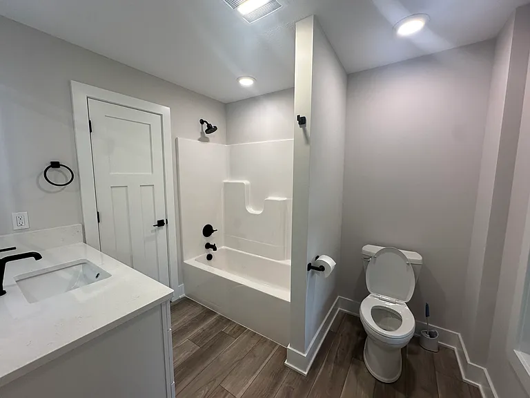 Basement bathroom