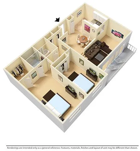 Floor plan W2B2BS