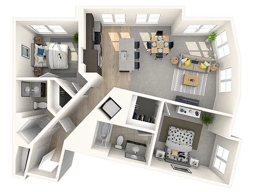Floor plan B7