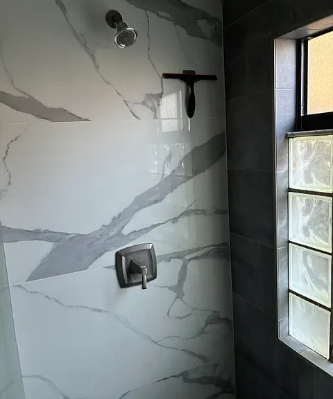 Primary bathroom shower