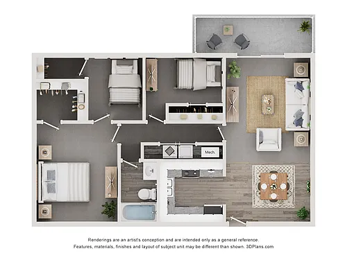 Floor plan The McKinley