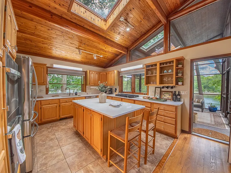 Open concept kitchen