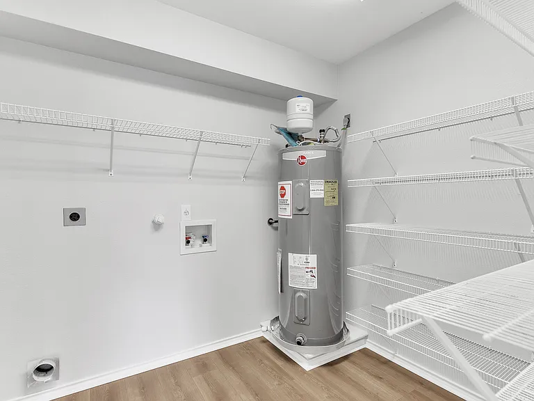 Pantry, Washer, Dryer and Boiler Room