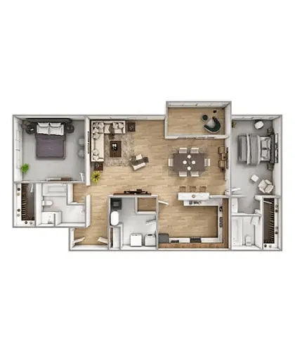 Floor plan 2 Bedroom