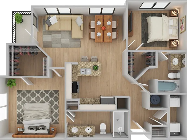 2 Bedroom | 2 Bath | 1130 SF | Renovated 2 Bedroom | 2 Bath | 1130 SF | Renovated