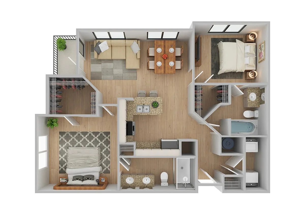 Floor plan Heights | Renovated
