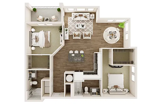 Floor plan B3