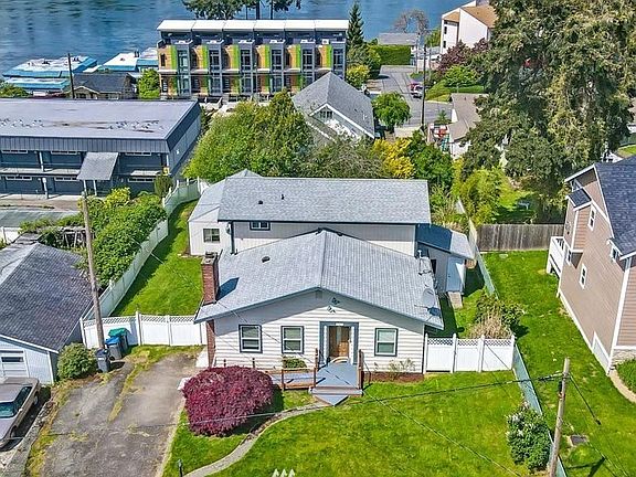Nice sized lot with garden space in front yard and fully fenced back yard