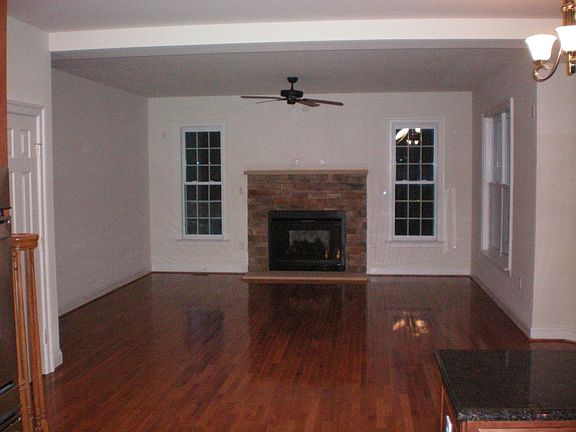 Looking from kitchen into living room