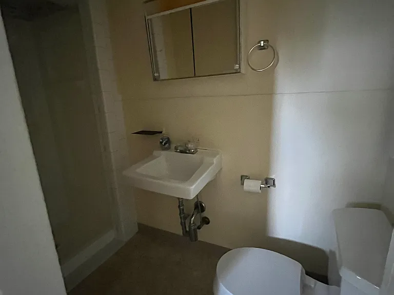 Bathroom. Located off bedroom.