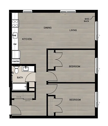Floor plan 2X1 C 60