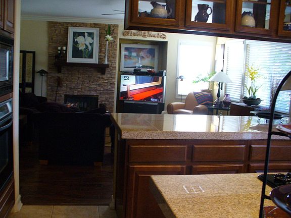 kitchen looking to living room