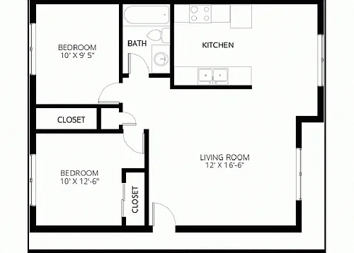 Floor plan Willow (Lake St)