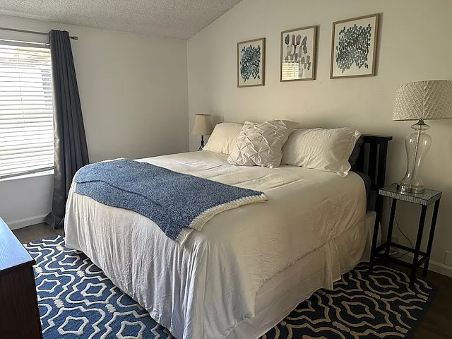 Bedroom - king bed ( 2 twin size beds put together)