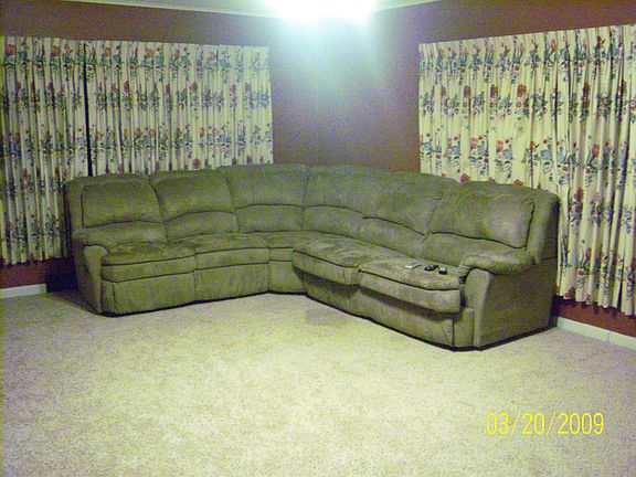 Southwest corner of living room