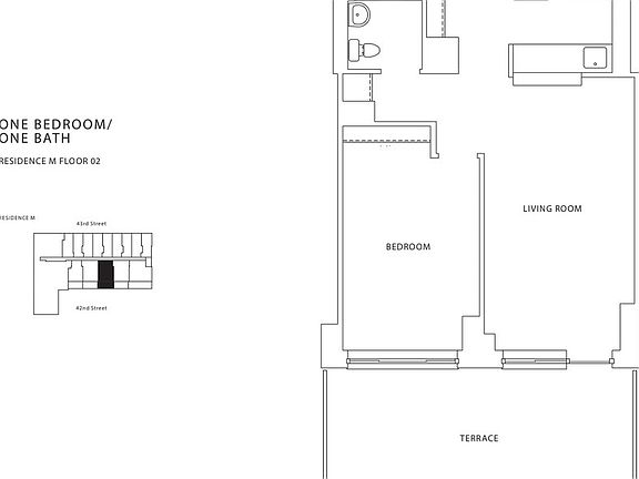 2nd image of 520 W 43rd St #M2
